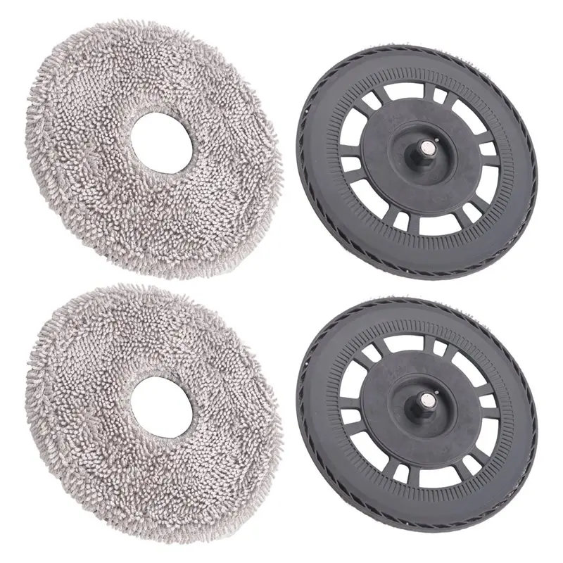 

B69C 2 Mop Holder With 2 Rag For Dreame L20 Ultra/X20 Pro/Xiaomi Mijia M30S Robot Vacuum Cleaner Replacement Parts