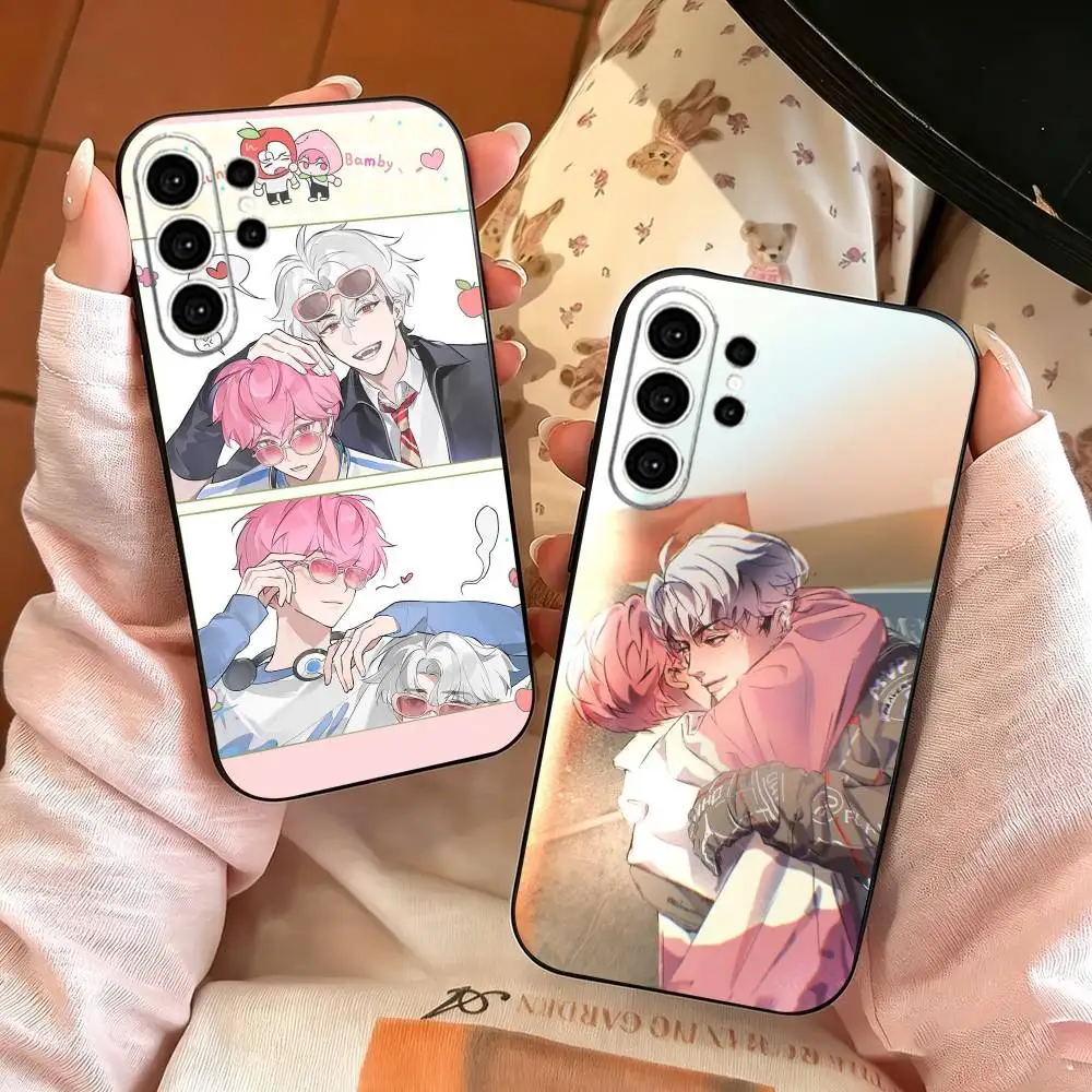 PLAVE Comic Band Bamby Lovely  Phone Case For Samsung S25,S24,S21,S22,S23,S30,Ultra,S20,Plus,Fe,Note,10,9,5G Black Cover