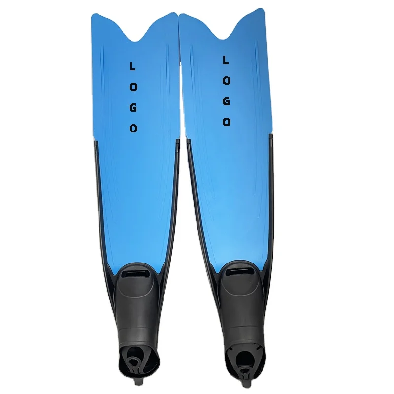 

Длинные ласты для фридайвинга синего цвета с полипропиленовым лезвием принимают индивидуальный логотип