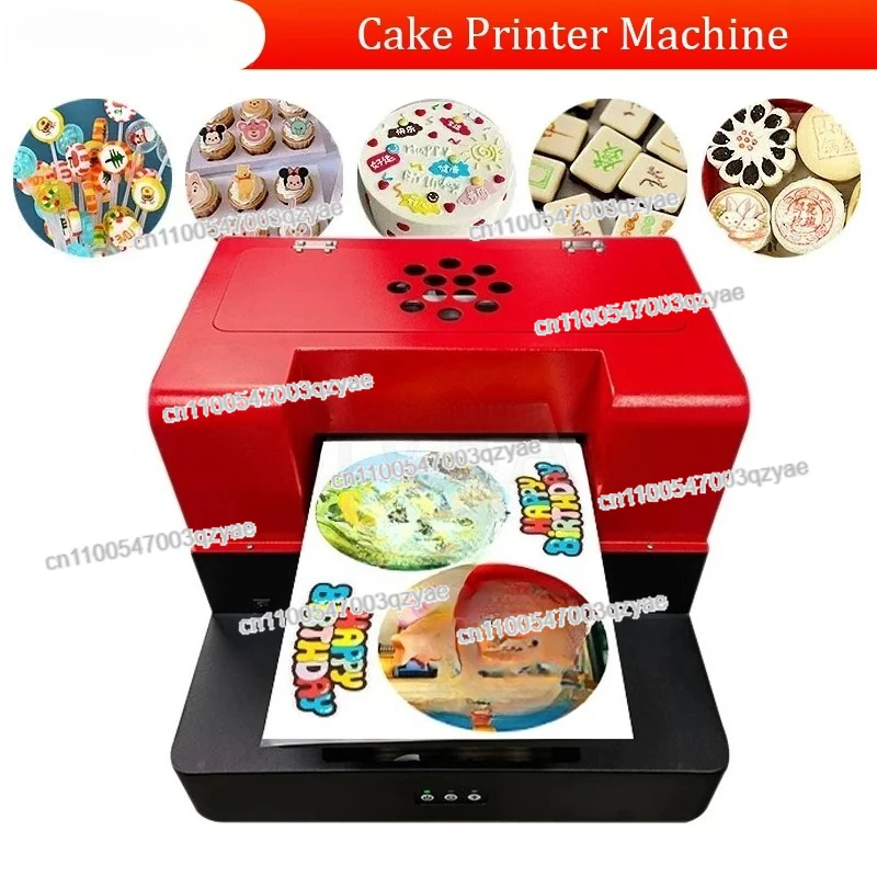 

Пищевой принтер Торт Шоколад Конфеты Печенье Съедобная чернильная печатная машина Цифровой планшетный принтер формата А4