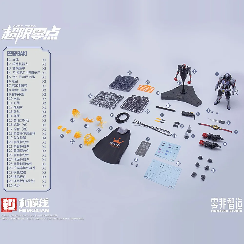 Non Zero Studio Over Zero HEMOXIAN Boxer BAKI Mecha Bausatz-Modell