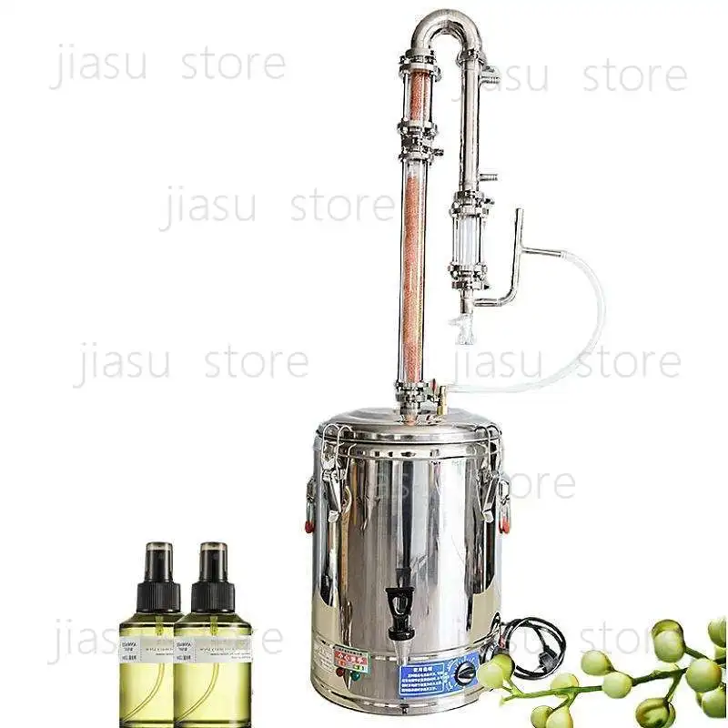 Natural Plant Essential Oil Distiller Electric Steam Extractor for Rosemary Lavender Home & Factory Use