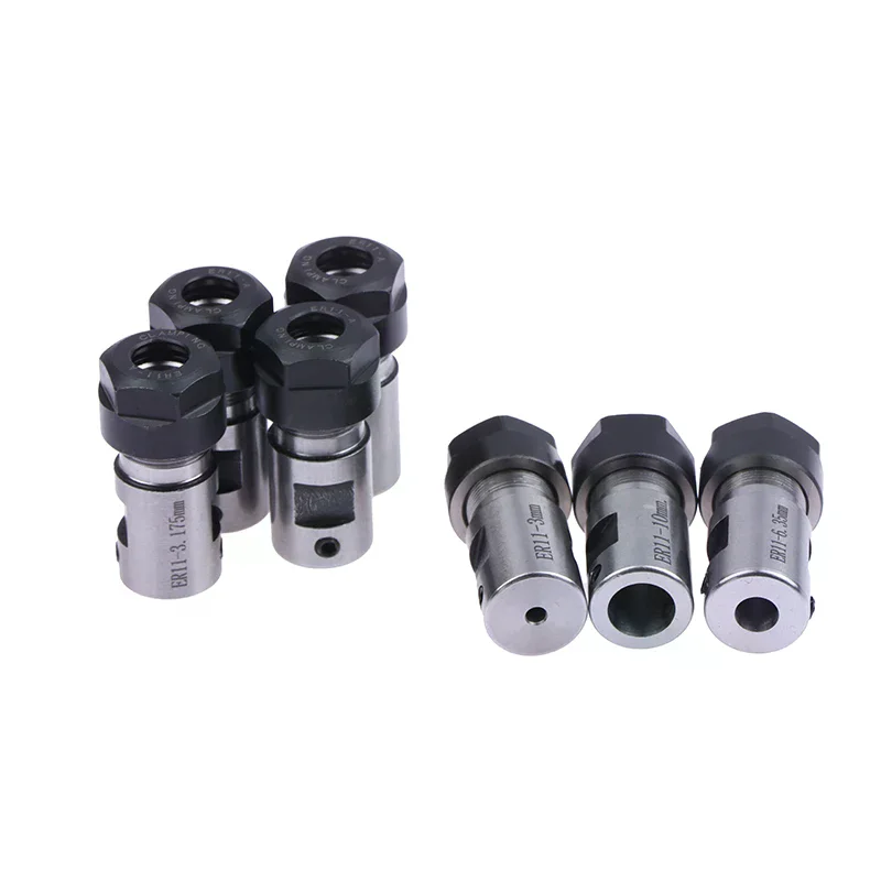 ER11 Chuck Spindle Motor Shaft Extension Rod Spindle Collet Lathe Tools Spindle Cutter Rod 3-10MM Holder Inner view 2