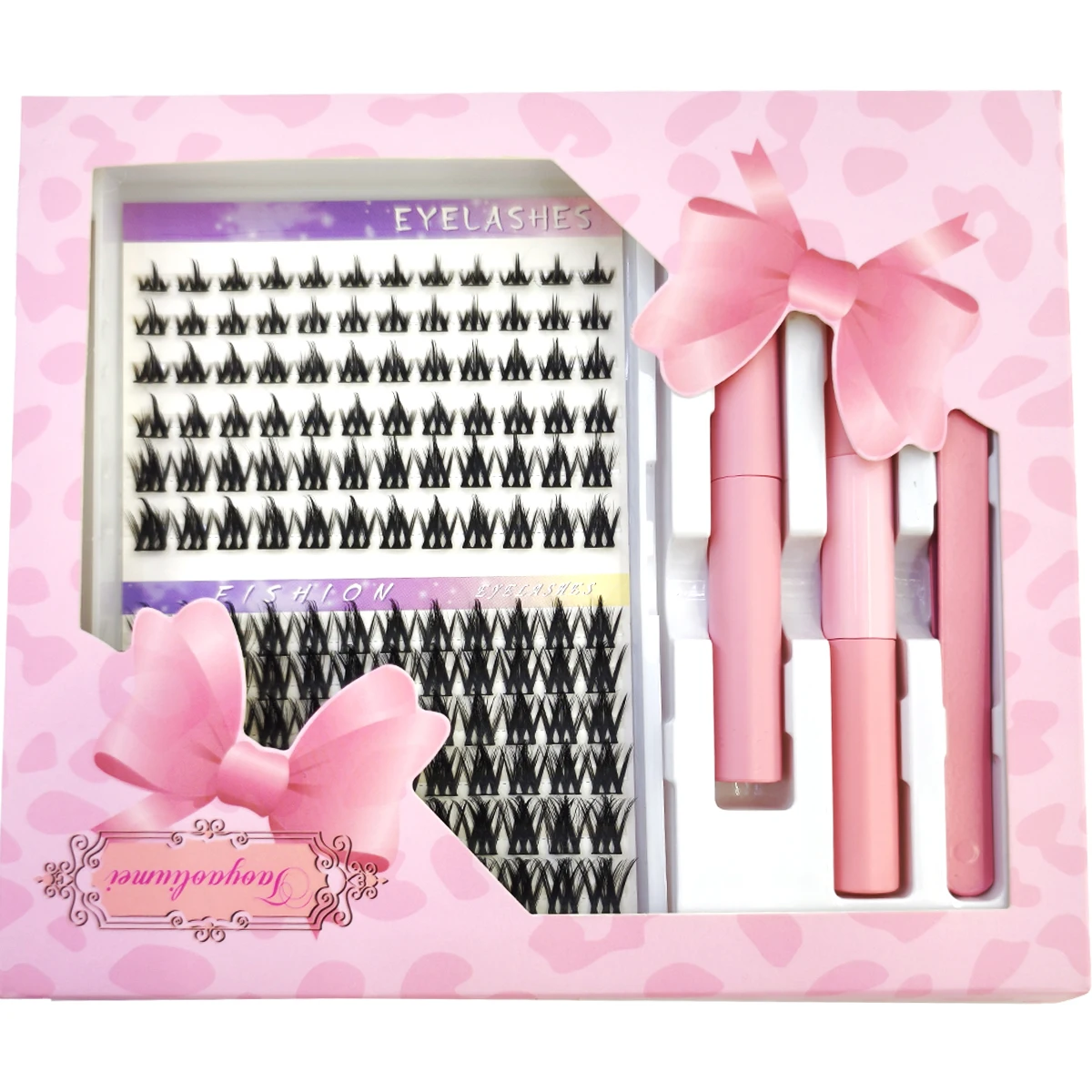 HBZGTLAD مجموعة مجموعات الرموش لاش المسامير مجموعات الرموش حجم الرموش الفردية لتقوم بها بنفسك شائكة لاش تمديد مجموعات المانغا رمش #3