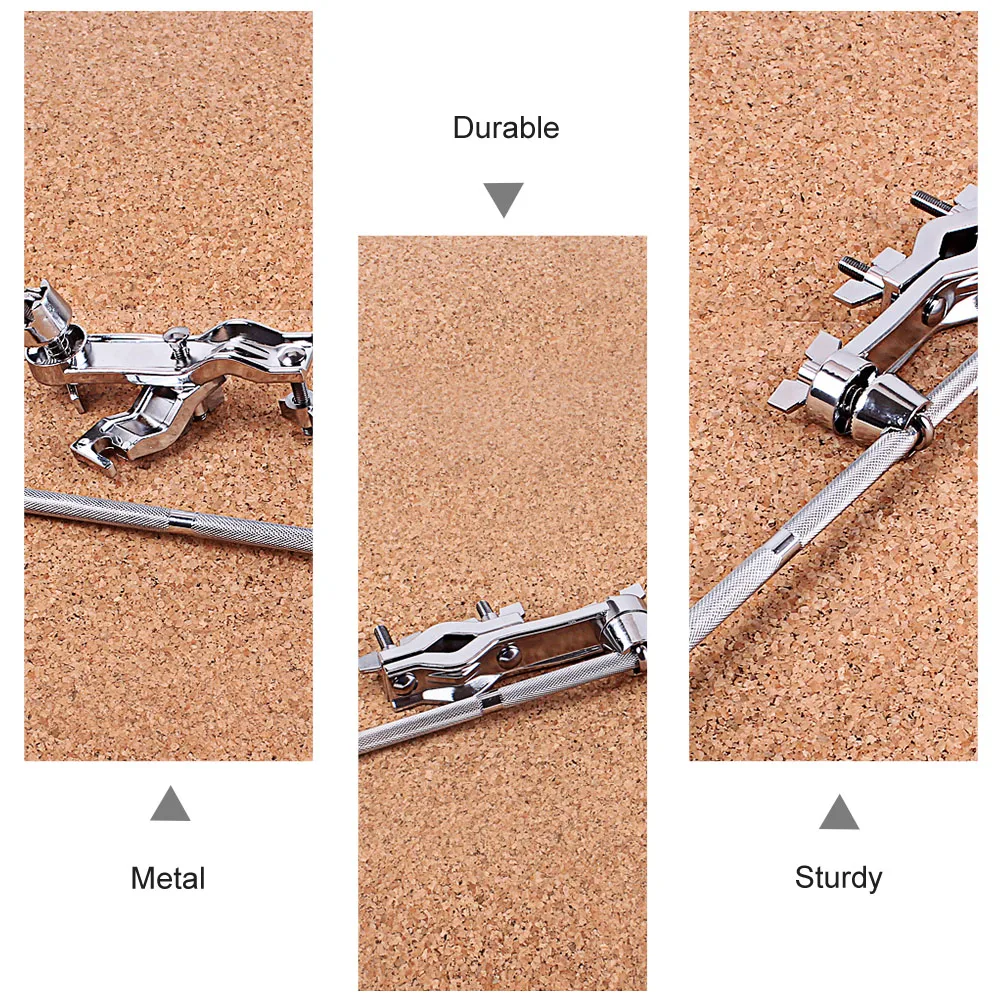 

Sturdy Drum Clamp Extension Clip Heavy Duty Durable Hardware Corrosion Resistant Smooth Surface Easy Install Long Lasting Drum