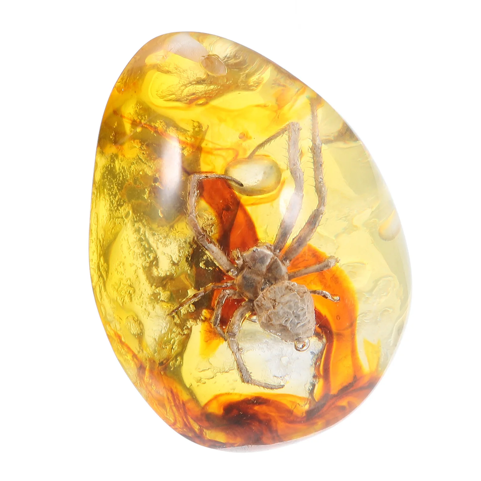 

Resin Amber Spider Specimen Pendant Durable Resin Craft Decoration Easy DIY Jewelry for Bracelet Necklace Spider Amber