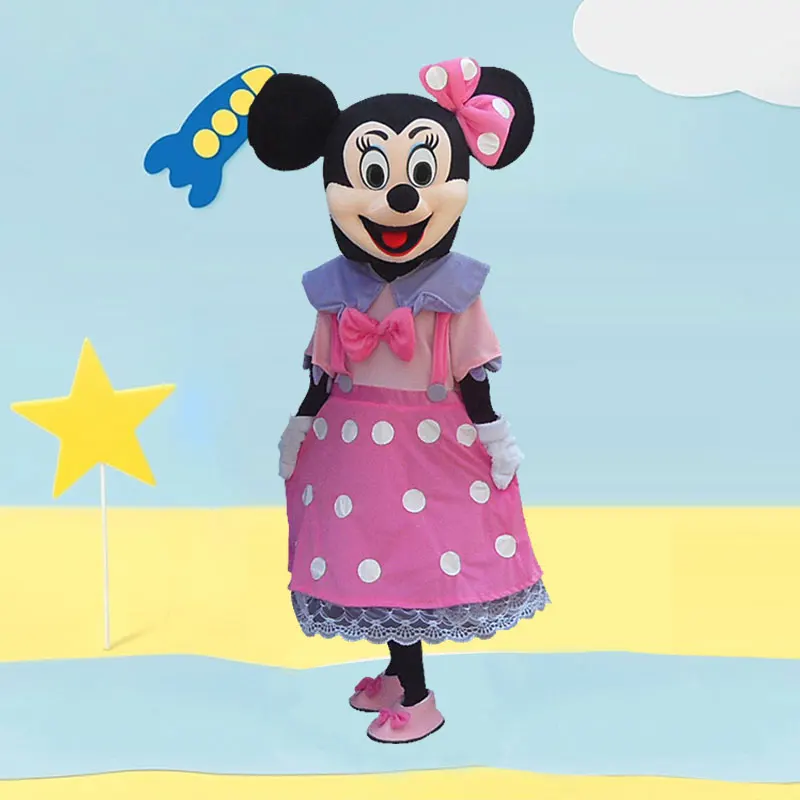 Mickey Minnie Mouse mascottekostuum volwassenen klassieke anime stripfiguren reclame-evenement feest kerstkostuum kindercadeaus