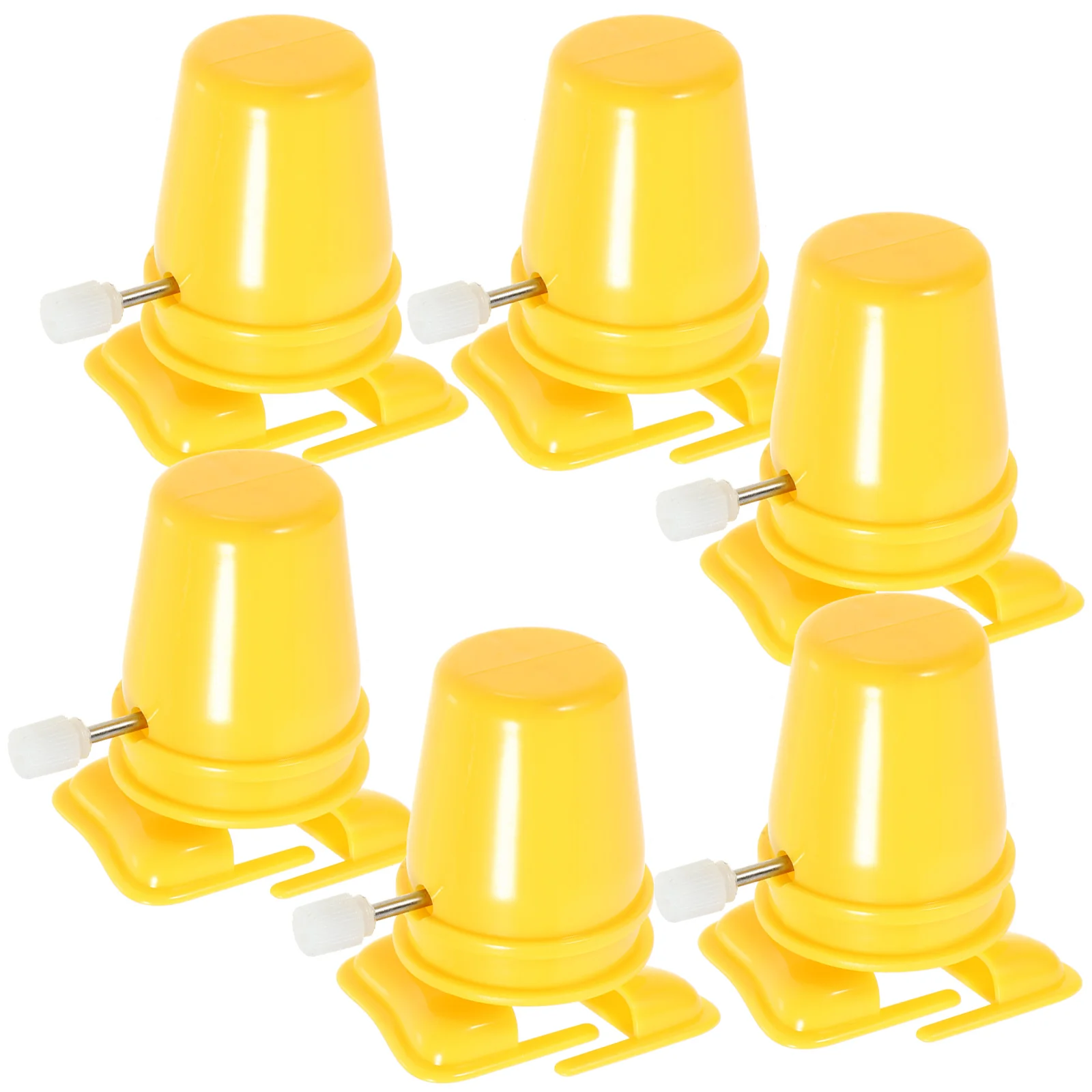 6 Pcs Clay Clockwork Movement Child Animals Mechanism Plastic Mini Toys Compact