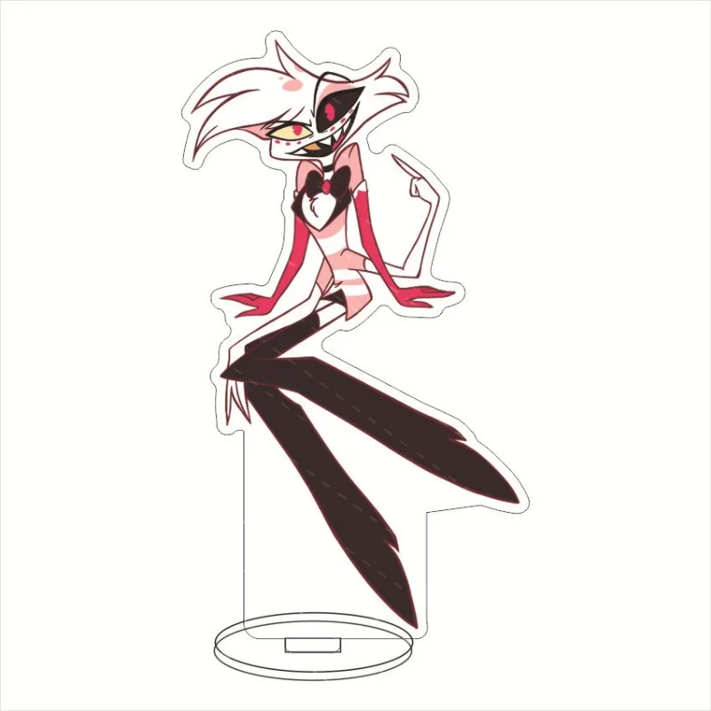 Hazbin Hotel Anime Cosplay Stand Cartoon Figure Charlie Morningstar Vaggie Alastor acrilico in piedi Desktop Decor modello regalo