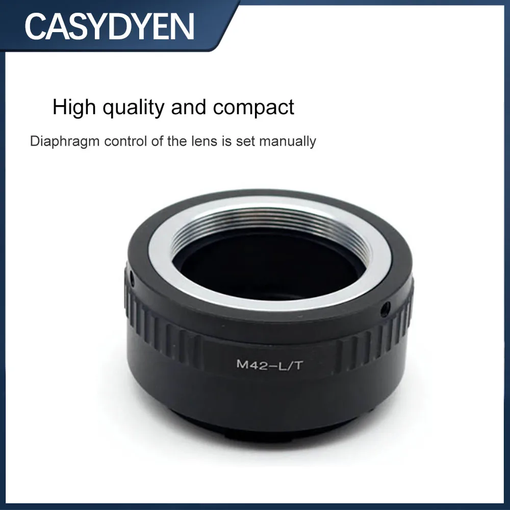 Lens Mount Adapter Accessories Manual Focus Lens Adapter Ring For Leica L Mount Camera T M42-L/T Adapter