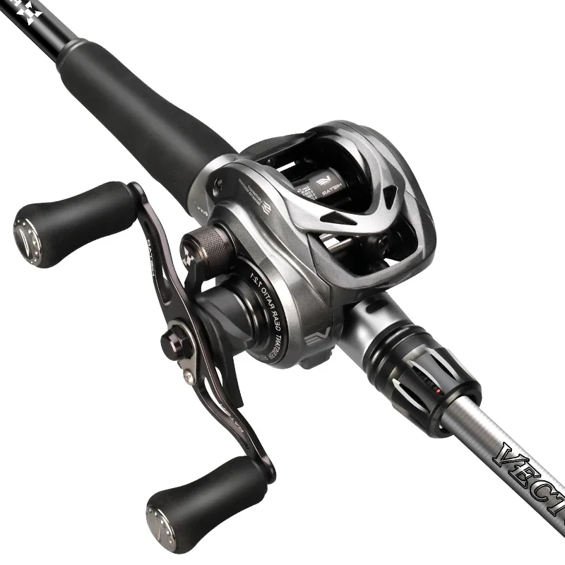 2.03M 2.16m 2.31m M/ML/MH Quick Action DKK-A Ring 30t High Carbon Fishing Rod & Bait or Rotary Reel Combination