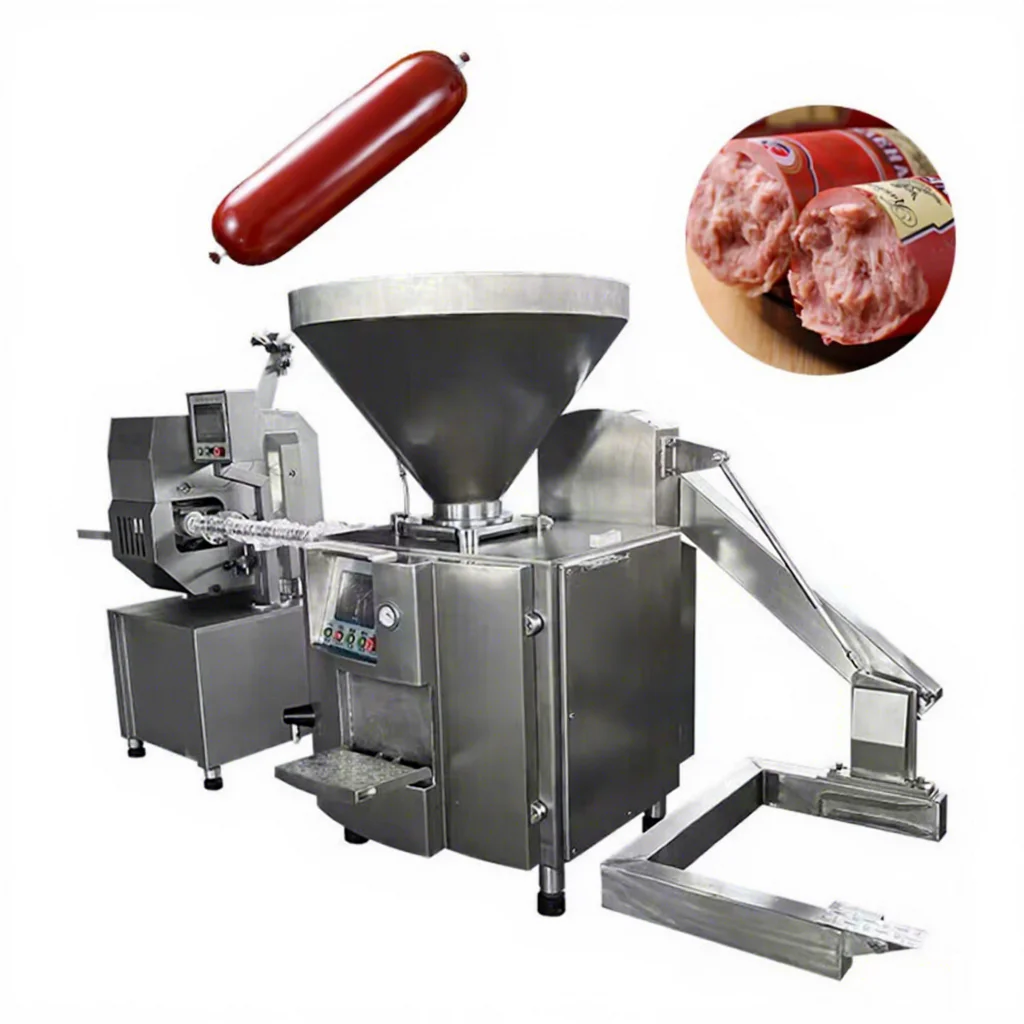 Automatic Twisting Quantitative Sausage Stuffer / Vacuum Enema Filling Machine / Sausage Machine Automatic