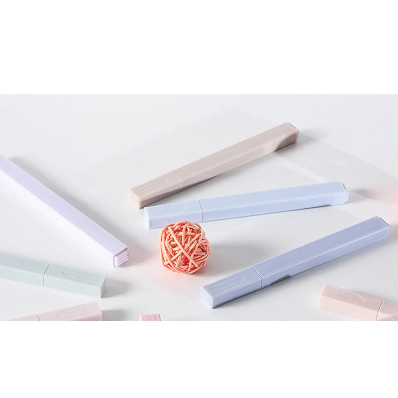 6x Marker Pen,Writing Highlighters Pens Set for Office DIY Photo Album,Student Stationery, Supplies