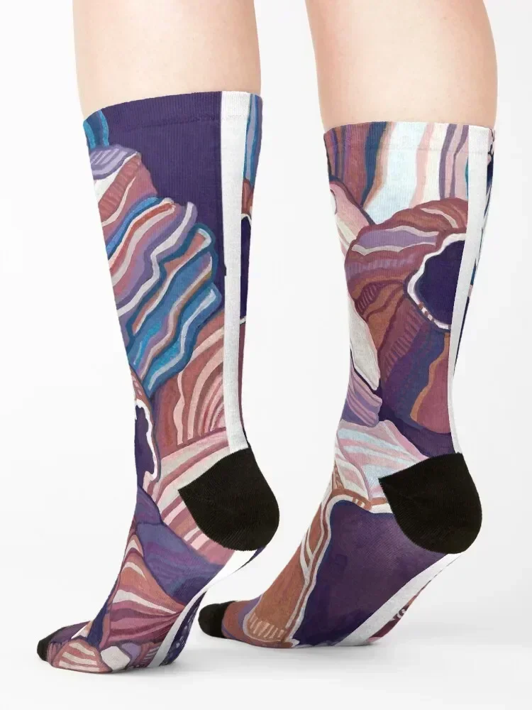 جوارب Barnacles مضادة للانزلاق لكرة القدم مصممة رائعة جوارب رياضية للنساء للرجال جوارب مخصصة للسيدات من الرسوم المتحركة للرجال #4