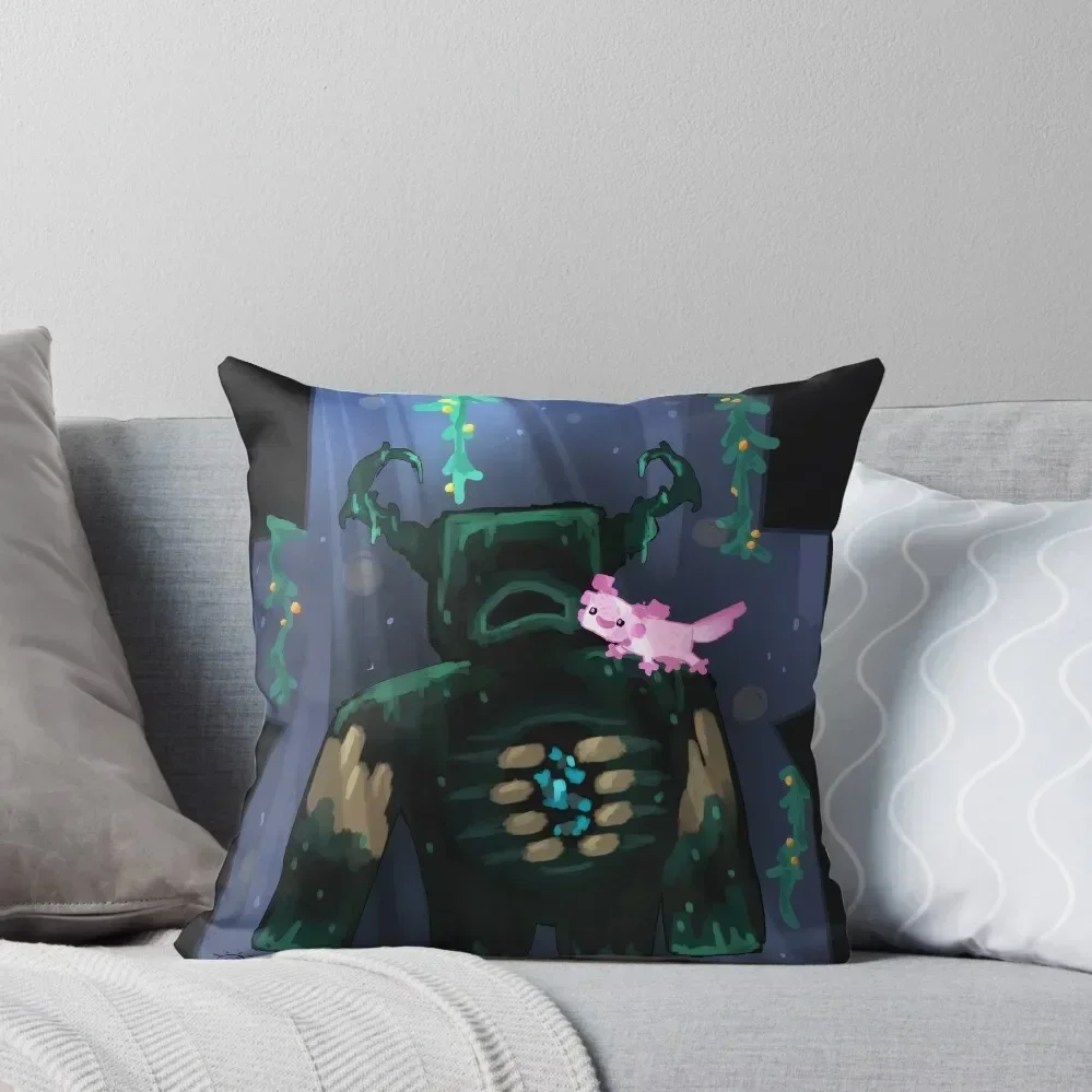 warden n axolotl Throw Pillow Pillow Cases Decorative Sofa Decorative Covers pillow