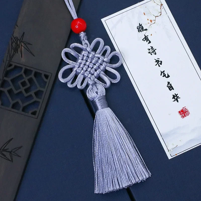 5/10 Stücke Chinesischen Knoten Seide Quaste Anhänger Lesezeichen Handwerk Quaste Nähen Vorhang Charms Quaste DIY Handwerk Schmuck Machen Zubehör