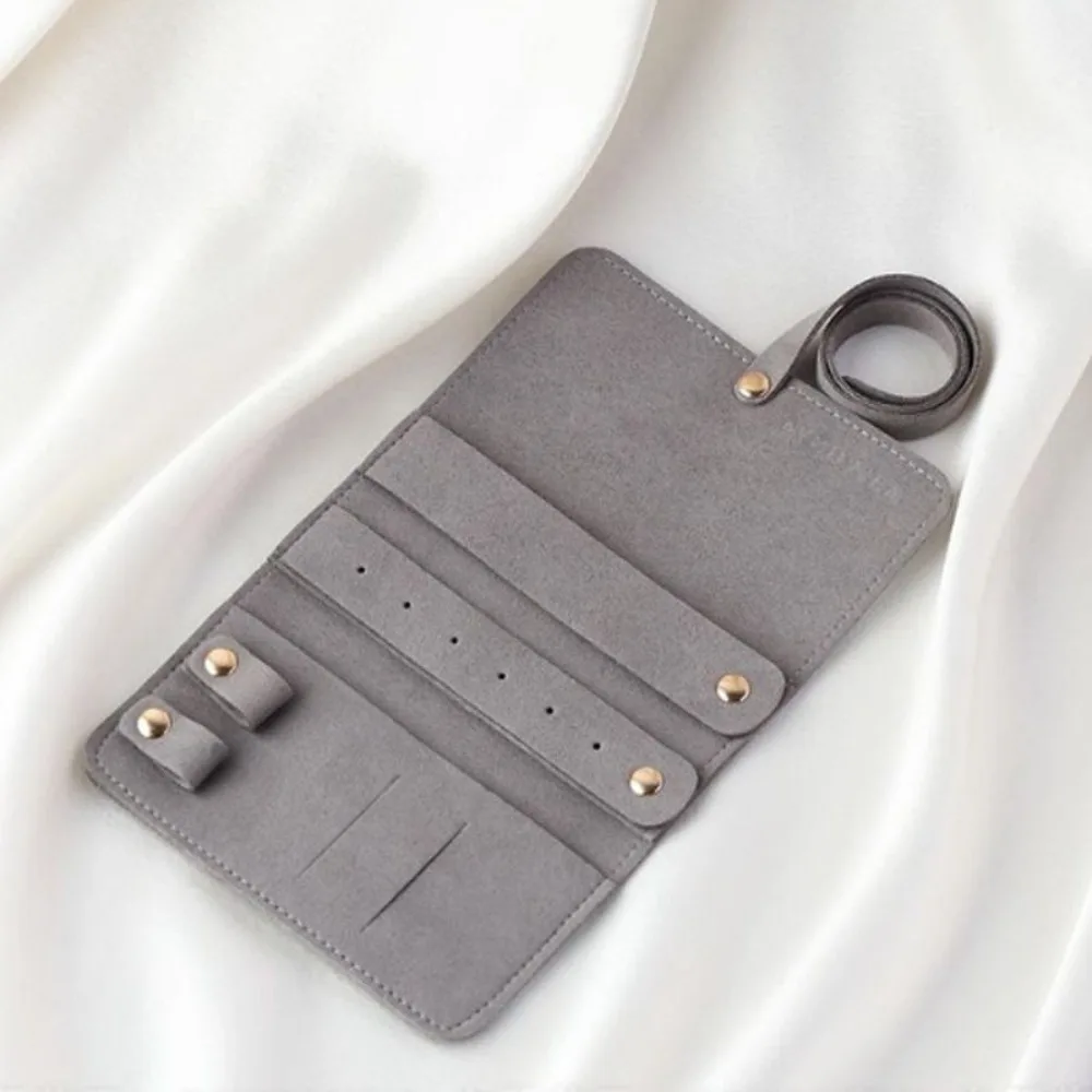 

Складной органайзер для украшений из бархата, сумка-органайзер для хранения украшений, многосекционная сумка для хранения, складная сумка-ролл.