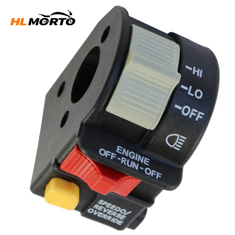 

Motorcycle 22mm Handlebar Switch For Trail Boss Handlebar Switches Light ON-OFF Stop Turn Signal Button Polaris Sportsman ATV