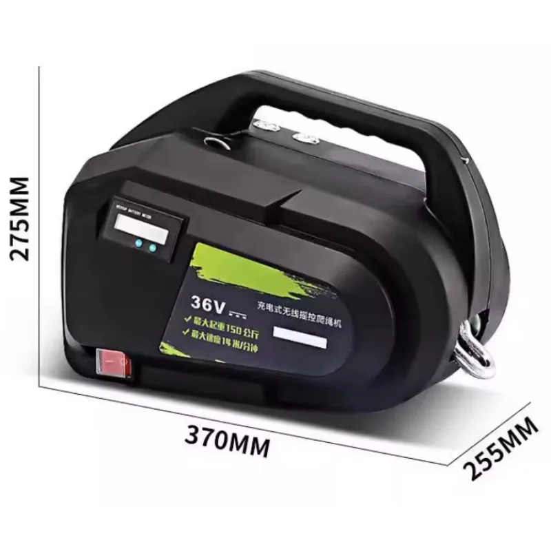 Ascenseur Électrique pour Travaux Aériens, Unité Extérieure AC, Treuil Électrique Portable à Télécommande, Batterie au Lithium