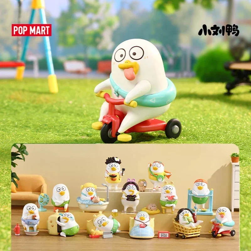 POP MART DUCKYO'S LEISURE LIFE Series: Коллекционные фигурки-сюрпризы (Blind Box), милые фигурки-модели, подарок на день рождения
