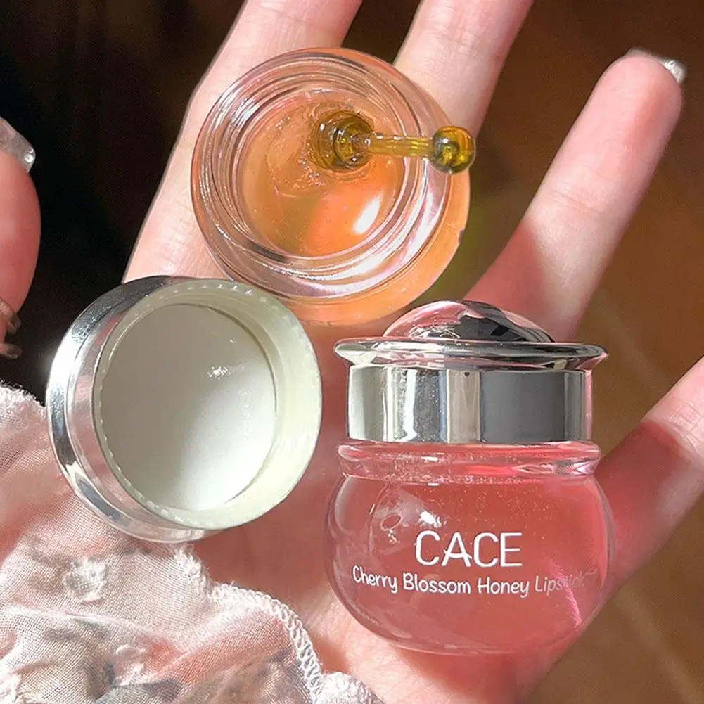 Bálsamo labial hidratante, máscara labial, maquiagem labial, pêssego mel, anti-cracking, desvanece-se lábios, linhas, batons base, geléia