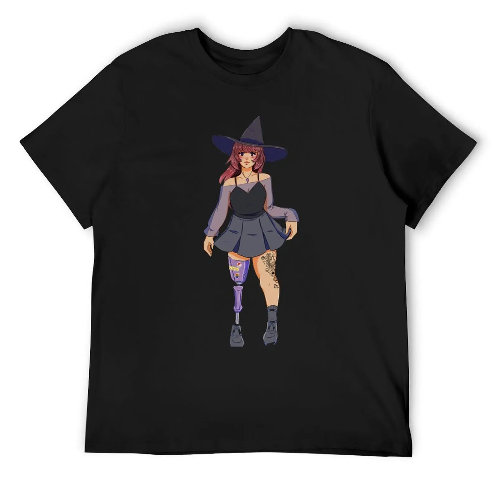 

Witch w/ Prosthetic Leg T-Shirt blacks custom t-shirts rapper graphic tees mens clothing
