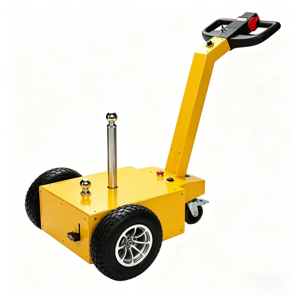 1000kg Heavy Duty Electric Tugger 800W Trailer Mover for Restaurant Manufacturing Plant Caravan Boat RV Maneuvering