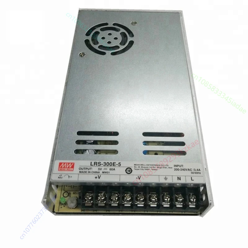 MEAN WELL LRS-300E-5 300W 5V 60A LED display Power Supply 220V AC to 5V DC 60A Transformer