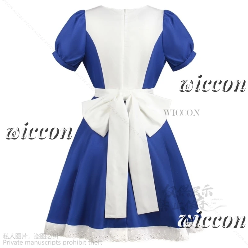 Alice Madness Maid Tablier fur s pour femmes et filles, Anime Game Corrélation, Lolita Cosplay Costume, Halloween Party