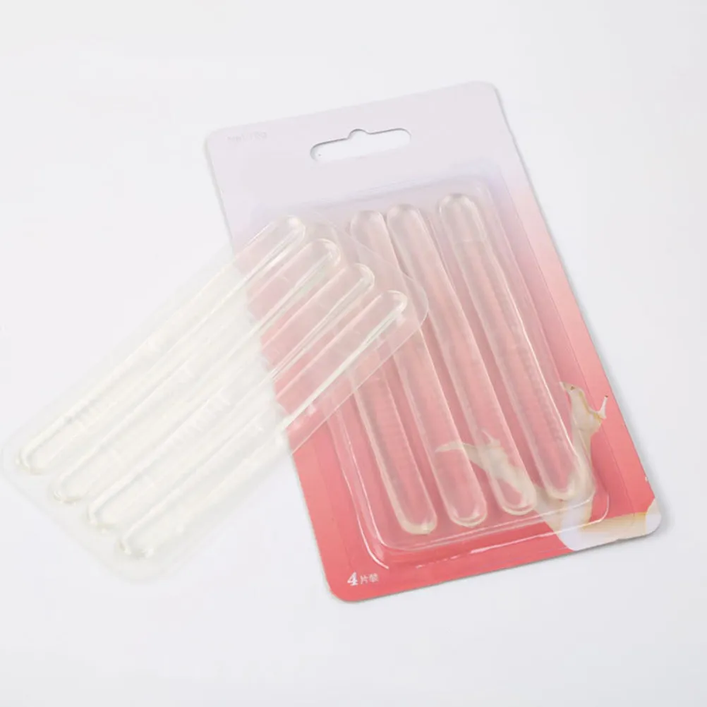 4Pcs Silicone Wave Thin Anti-Wear Foot Stickers Heel Shoe Affixed Care Non-Slip Soft Comfort Pads for High Heels