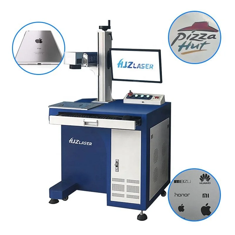 Laser Marking Machine with Rotary Attachment for Ring