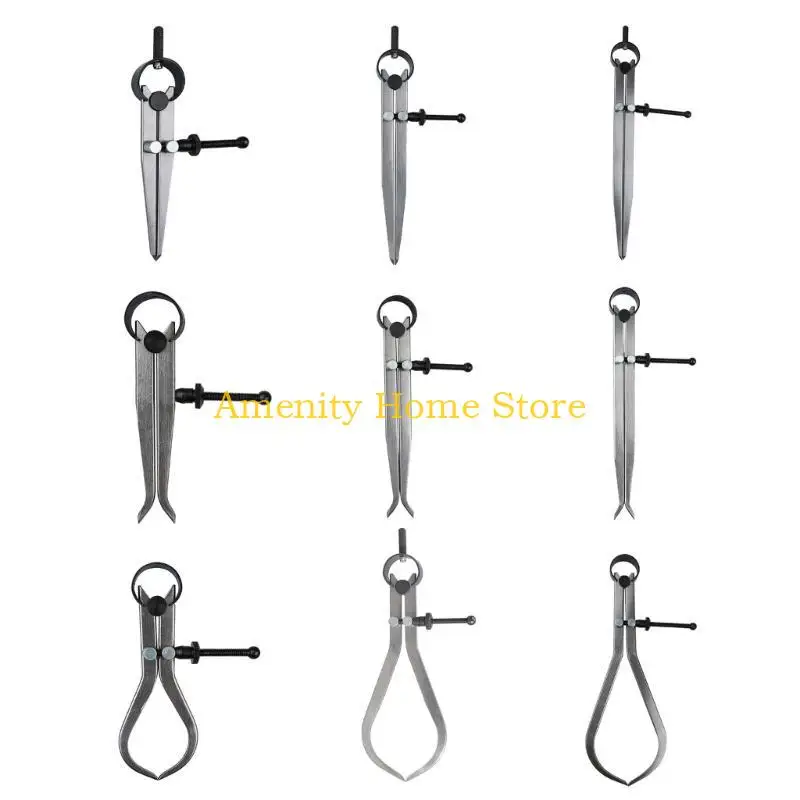 F26C Instrumen Pertukangan Esensial Alat Ukur Pertukangan Logam Pengukuran Tepat Beroperasi Sederhana untuk Penggemar