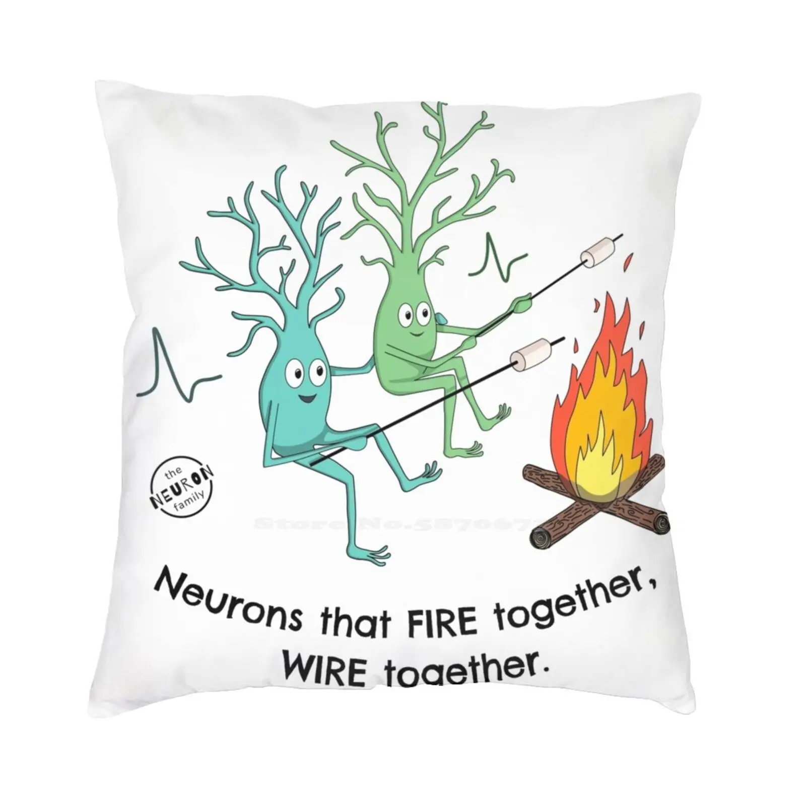 

Футболка Hebbian Neurons Fire Хлопковая футболка Нейрон Нейронаука Пластичность
