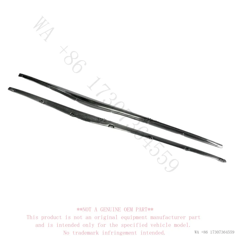 Suitable for Nissan 370Z carbon fiber side skirt modification parts, Devil Z34 skirt small body kit, car skirt bottom plate spoi