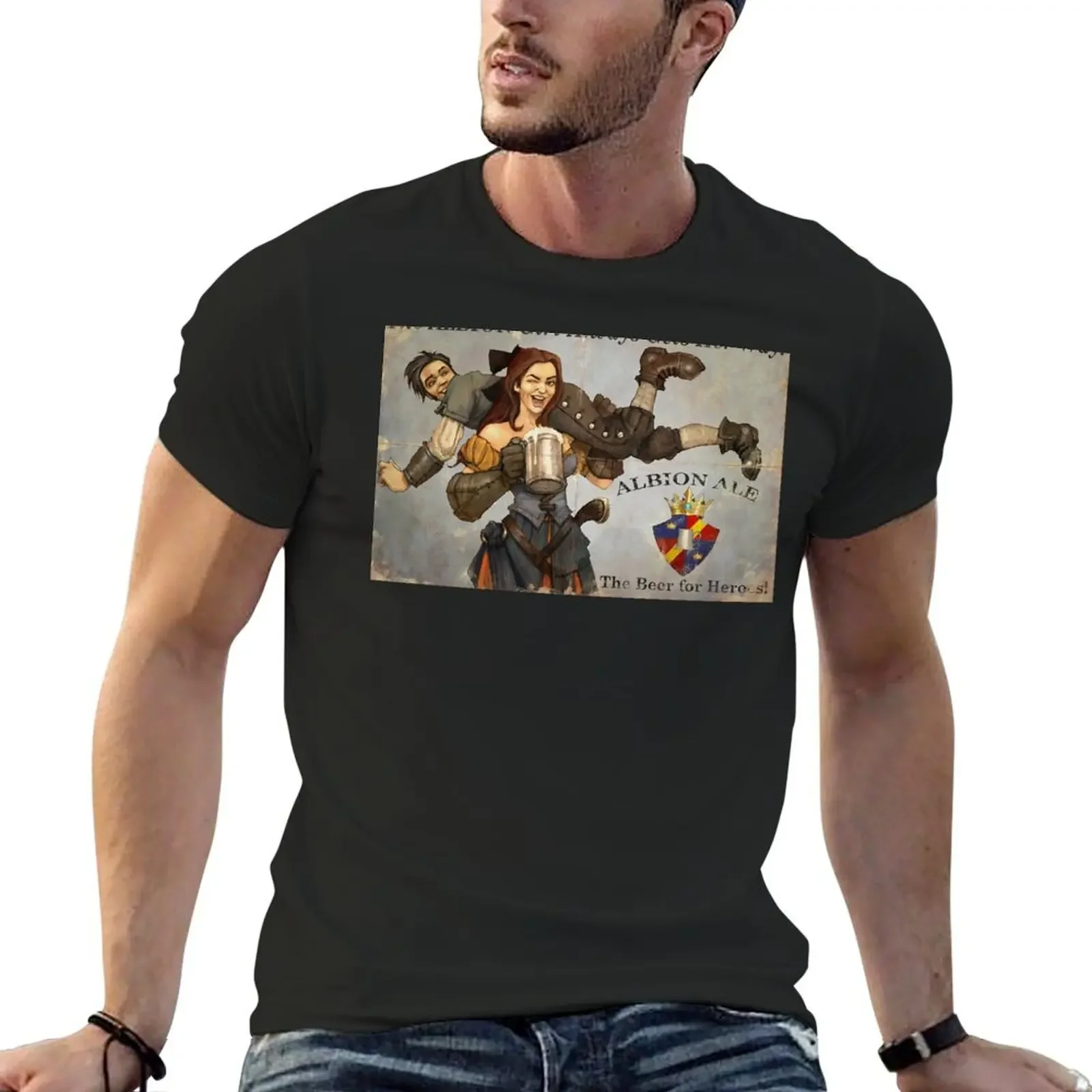 Affiche de la propagande Fable 3 - La fille albion se fait toujours avoir Poster T-Shirt rapper graphic tees plain t shirts men