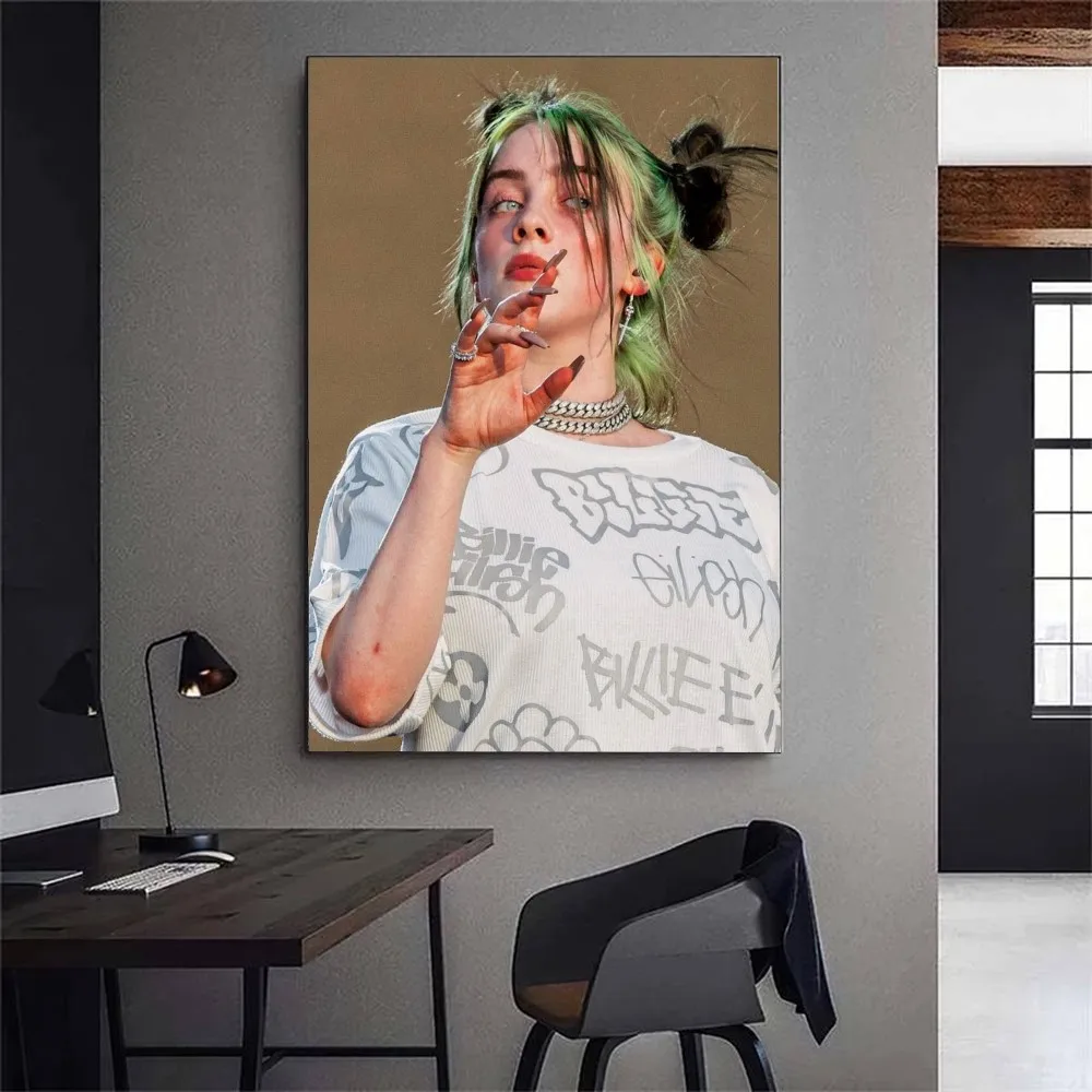 1PC Famous Singer B-Billie Poster High Quality Poster Paper Waterproof Home Living Room Bar Wall Decoration