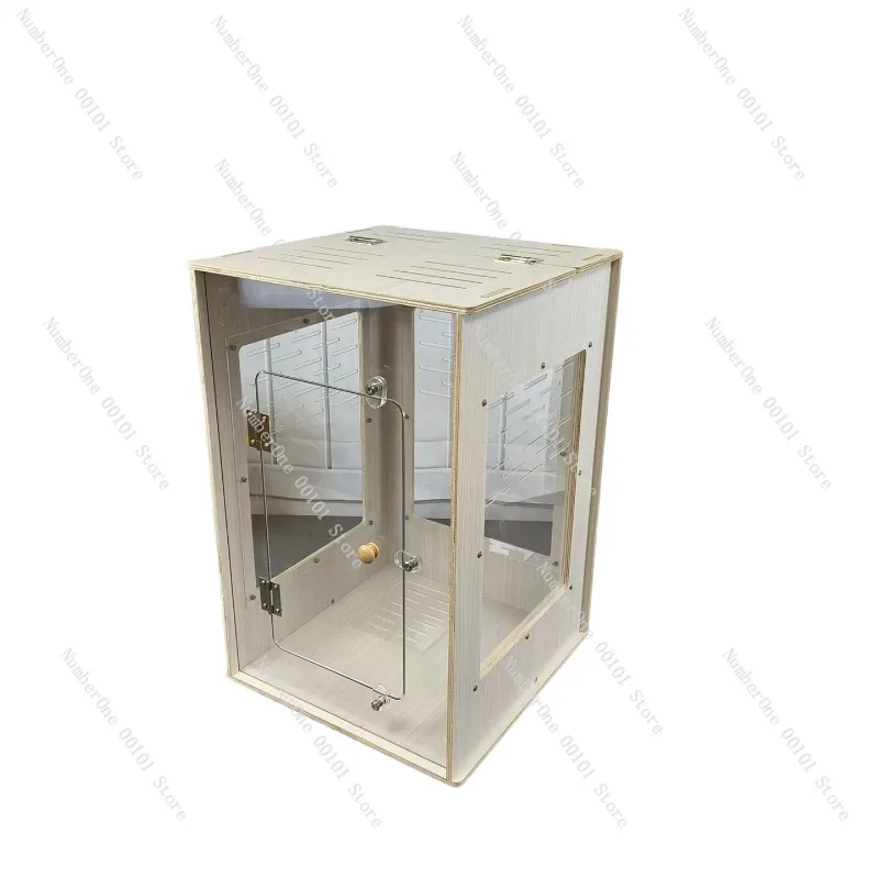Waterproof Acrylic Front Opening Reptile Terrarium Bioactive Habitat Enclosure For Tree Frog Crested Gecko Chameleon Easy Clean