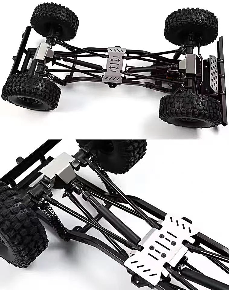 Heavy Duty Metal Chassis Armor Guard for FMS 1/10 RC Mashigan Crawler Upgrade Original Protective Part