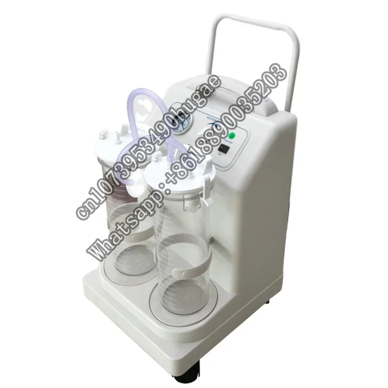 

Medical Portable mobile electrical aspirator High duty Vacuum lipo surgical with Pastics bottles