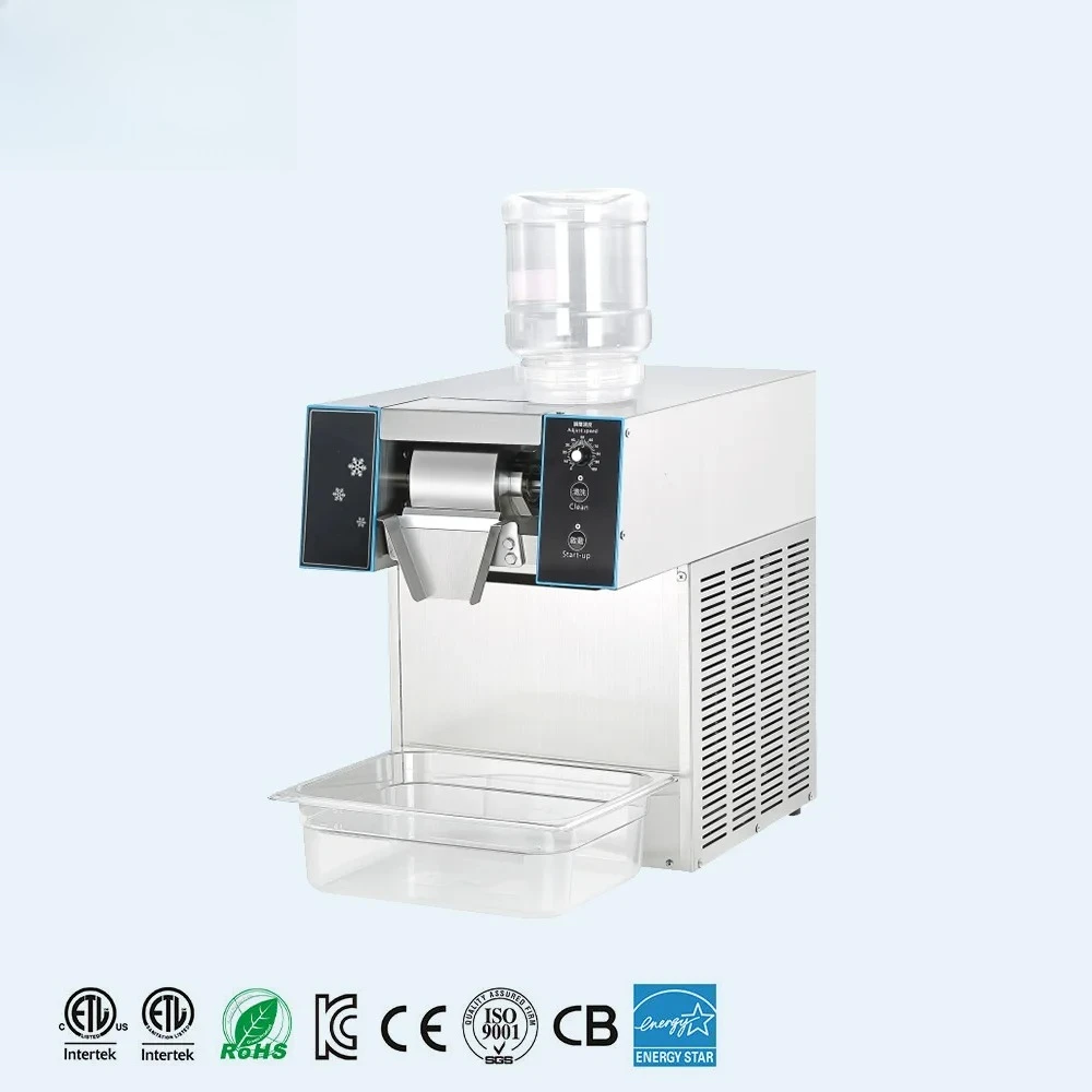 High Capacity Commercial Automatic Stainless Steel Durable Snow Ice Machine