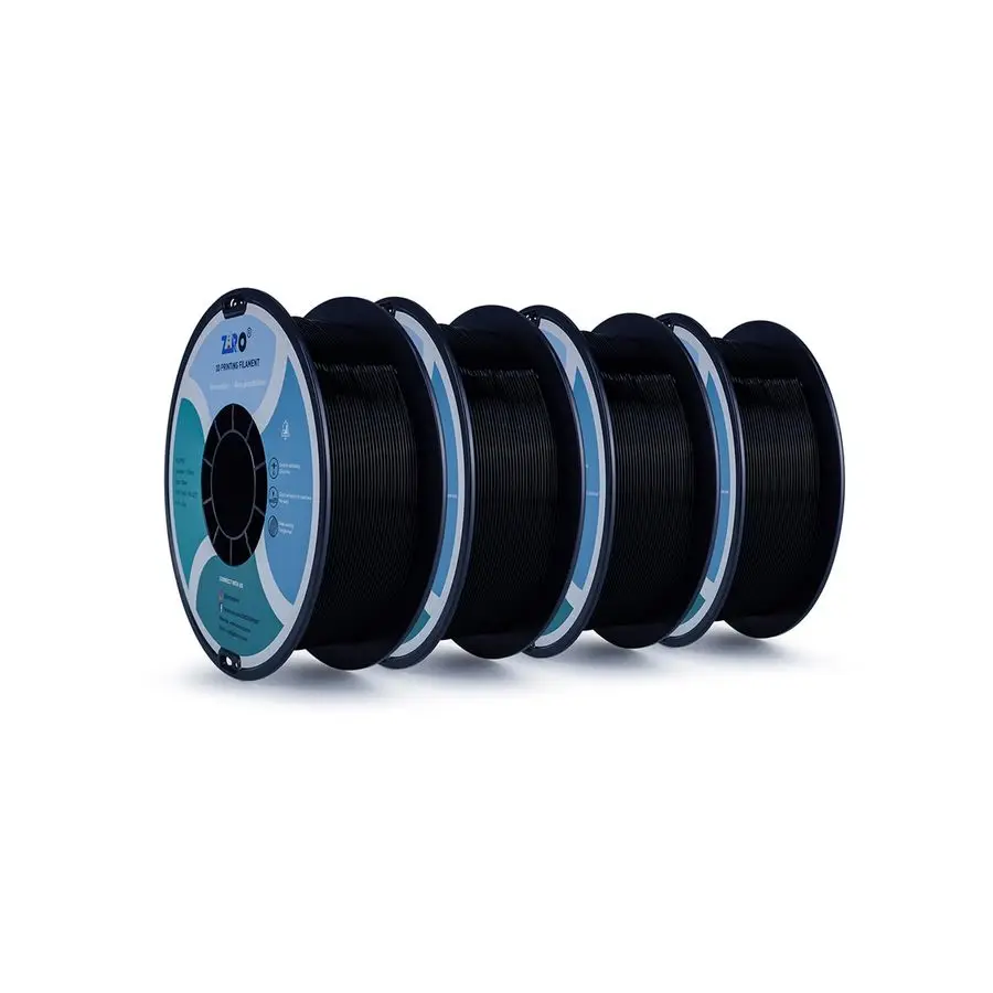 

PLA Filament 1.75mm,3D Printer Filament PLA PRO Basic Color Series 1.75MM Total 4KG8.8lbs, Dimensional Accuracy 0.03mm,Black1KG