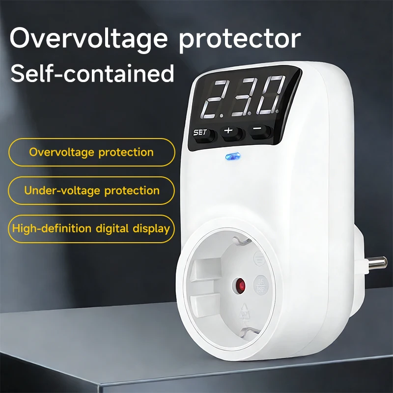 Immagine 7: Presa GEYA EU con protezione da sovratensione, spina AC230V 16A, regolatore di sovratensione automatico.