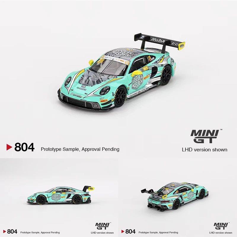 

PreSale MINIGT 804 1:64 992 GT3R Hubauto Racing 2023 Diecast Model Collection Toys