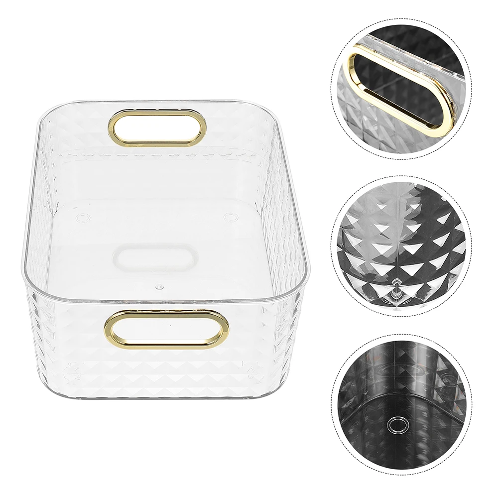 

2Pcs Makeup Organizer Storage Box Desktop Sundries Case Multipurpose Holder for Bathroom Vanity Countertop Storage