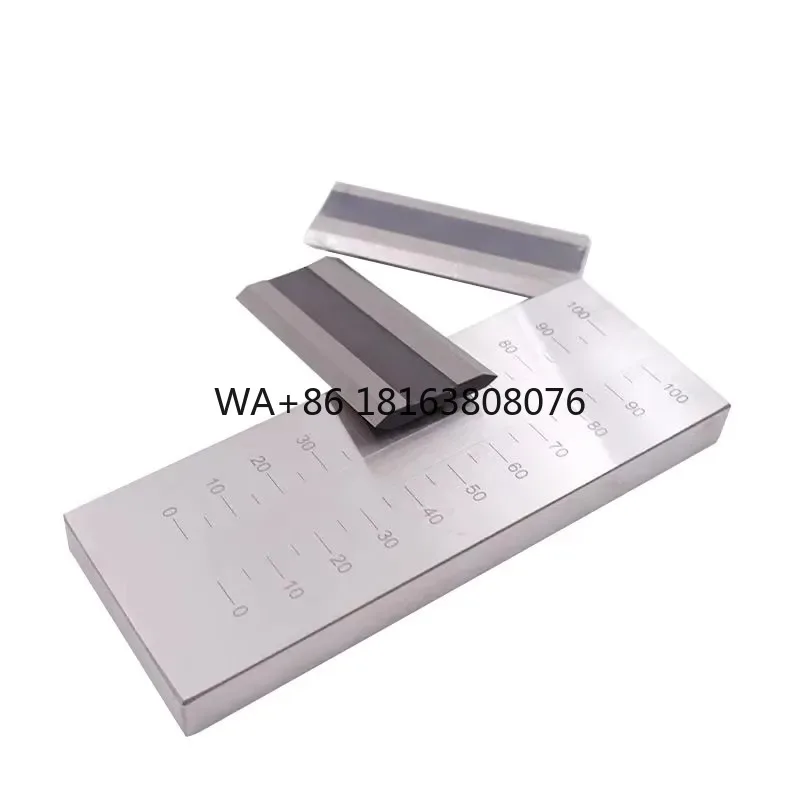QXP-50 High Accuracy Single Groove Stainless Steel Scraper Fineness Meter Fineness of Grind Gauge for Coating