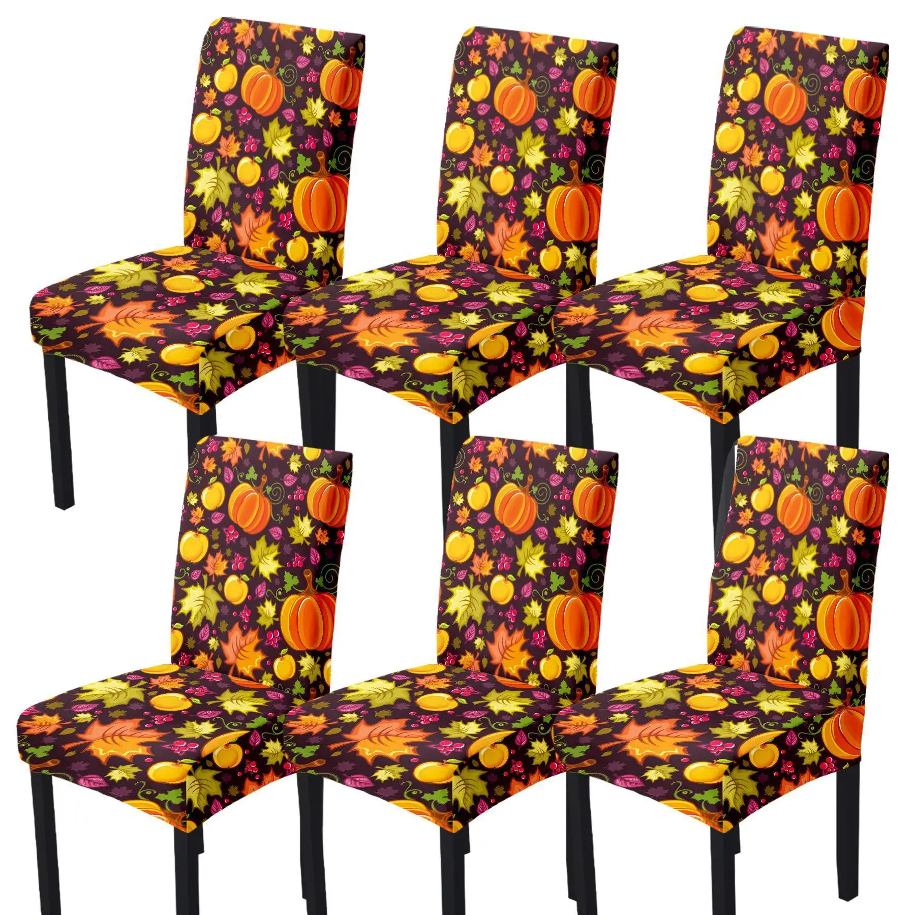 2025 New Halloween Decoration Chair Covers Classic Pumpkin Bat Series Chairs Dust Cover Funny Home Party Decor Supplies