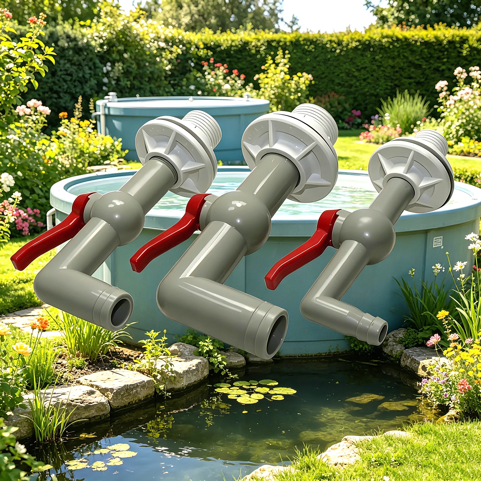 Garden watering faucet set IBC water tank rainwater collection bucket hose joint drip irrigation watering car washing machine