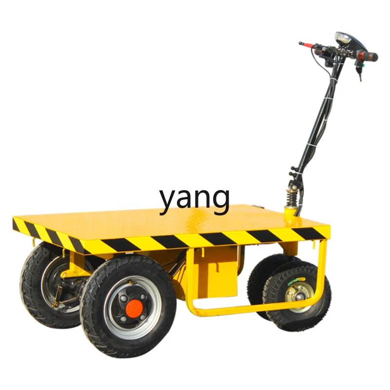 CX Electric Flat Truck Truck Trailer Construction Site Elevator Hand Push Pull Glass Truck