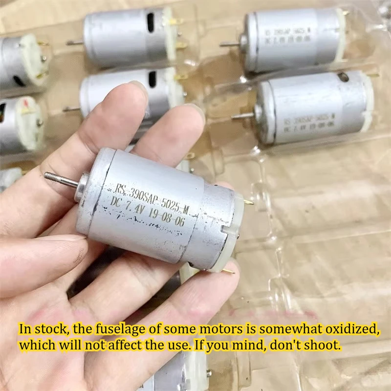 RS-390SAP-5025 390 Threaded Shaft High-speed Motor DC 3.7V 4.8V 6V 15440RPM for Juicer Small Electric Appliance Electric Toy