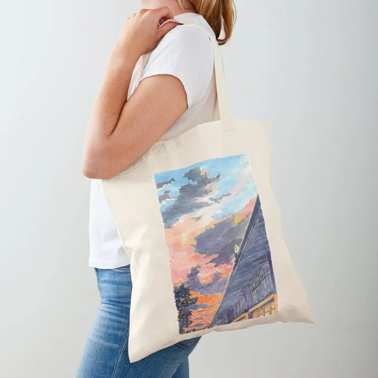 

sunset Tote Bag shopper bag women shopping trolley bag ecological bags tote custom